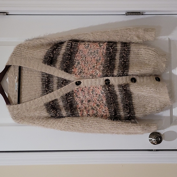 Kimchi Blue Sweaters - kimchi blue fuzzy teddy oversized cardigan sweater size medium